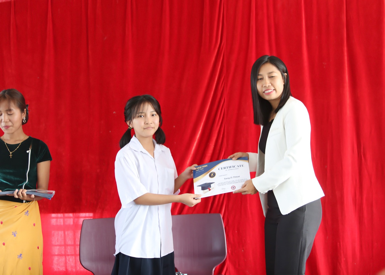 Certificate award ceremony at EPS